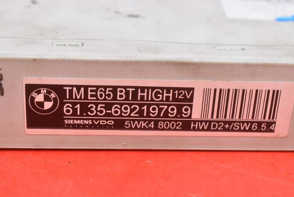 control unit module door right front 6921979 BMW E65 01-05