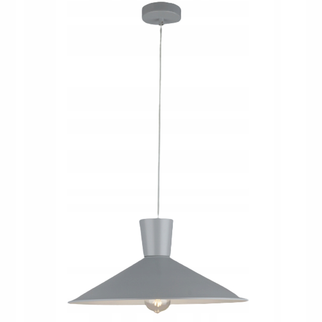 Skandinávská Stropní závěsná lampa s kovovým stínítkem