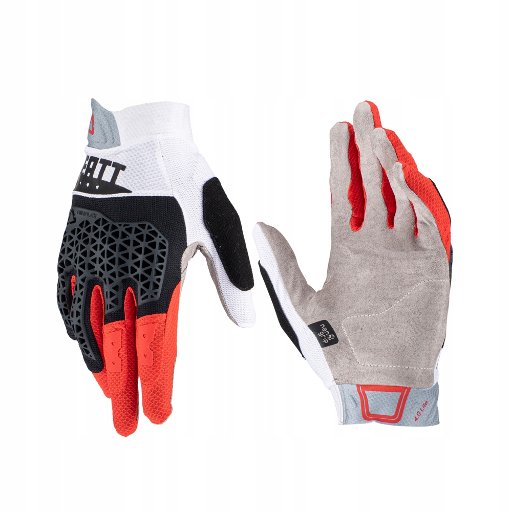 Leatt Cyklistické rukavice Mtb 4.0 Lite Glove Fire Barva černá/červená/bílá