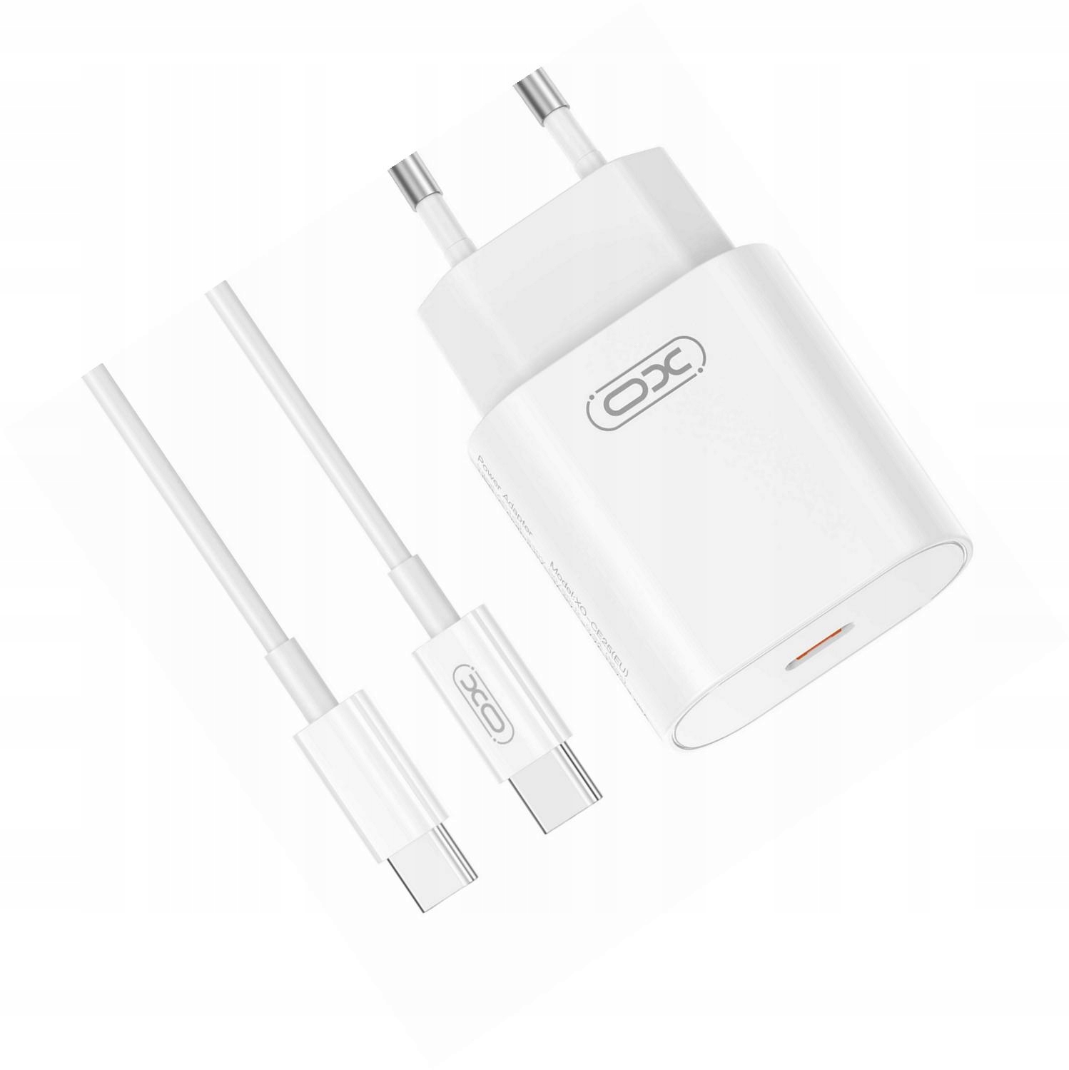 Szybka ładowarka Xo 25W z kablem Usb-c do Motorola Edge 50 Pro 5G