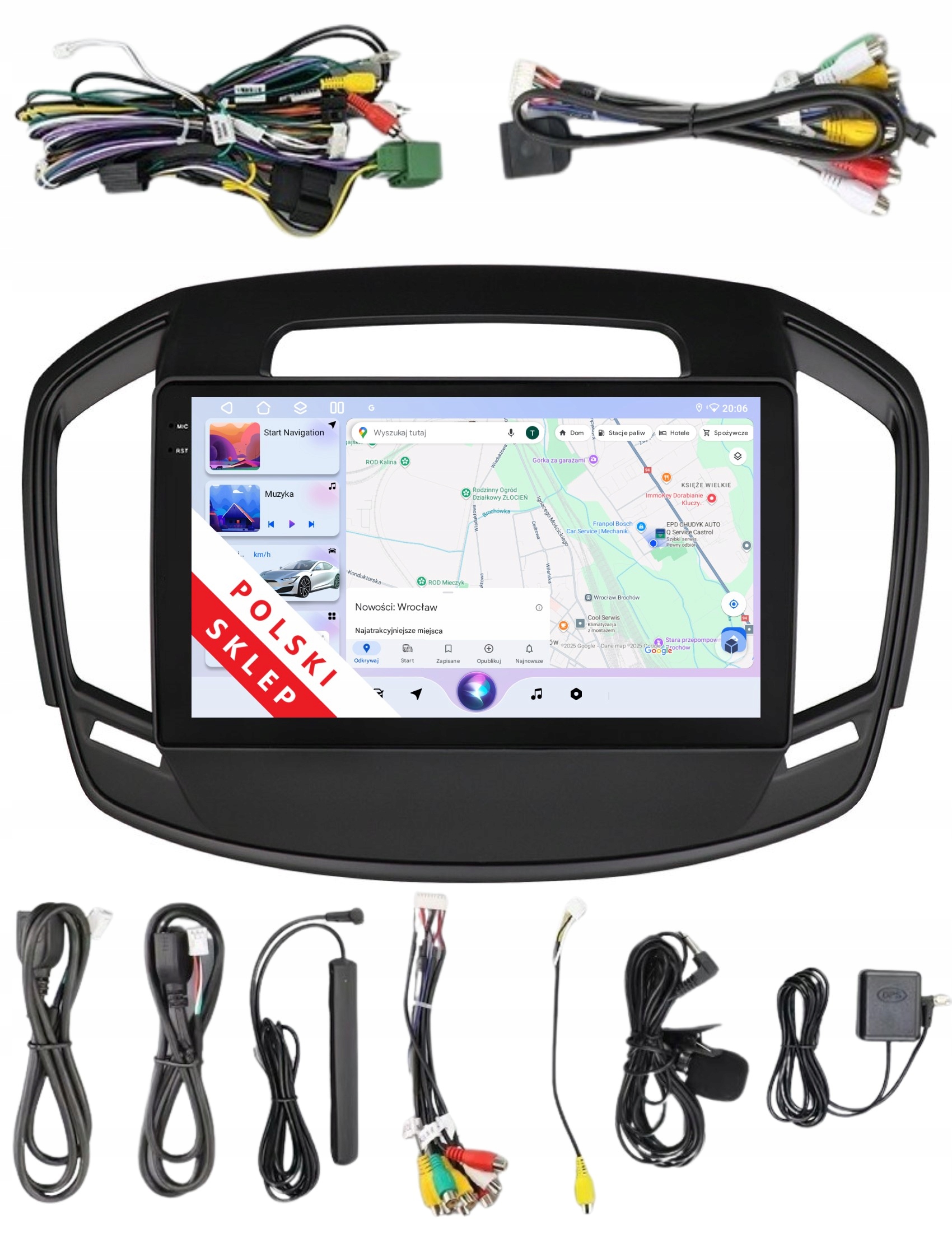 Rádio 2DIN Navigácia Android Opel Insignia A 3/32 Gb Dsp Carplay Lte