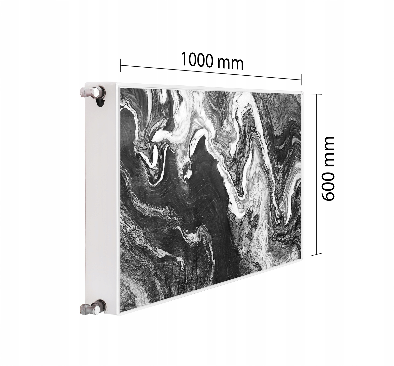 Kryt Na Radiátor Maskovač 100x60 Mramorová Podložka Magnet