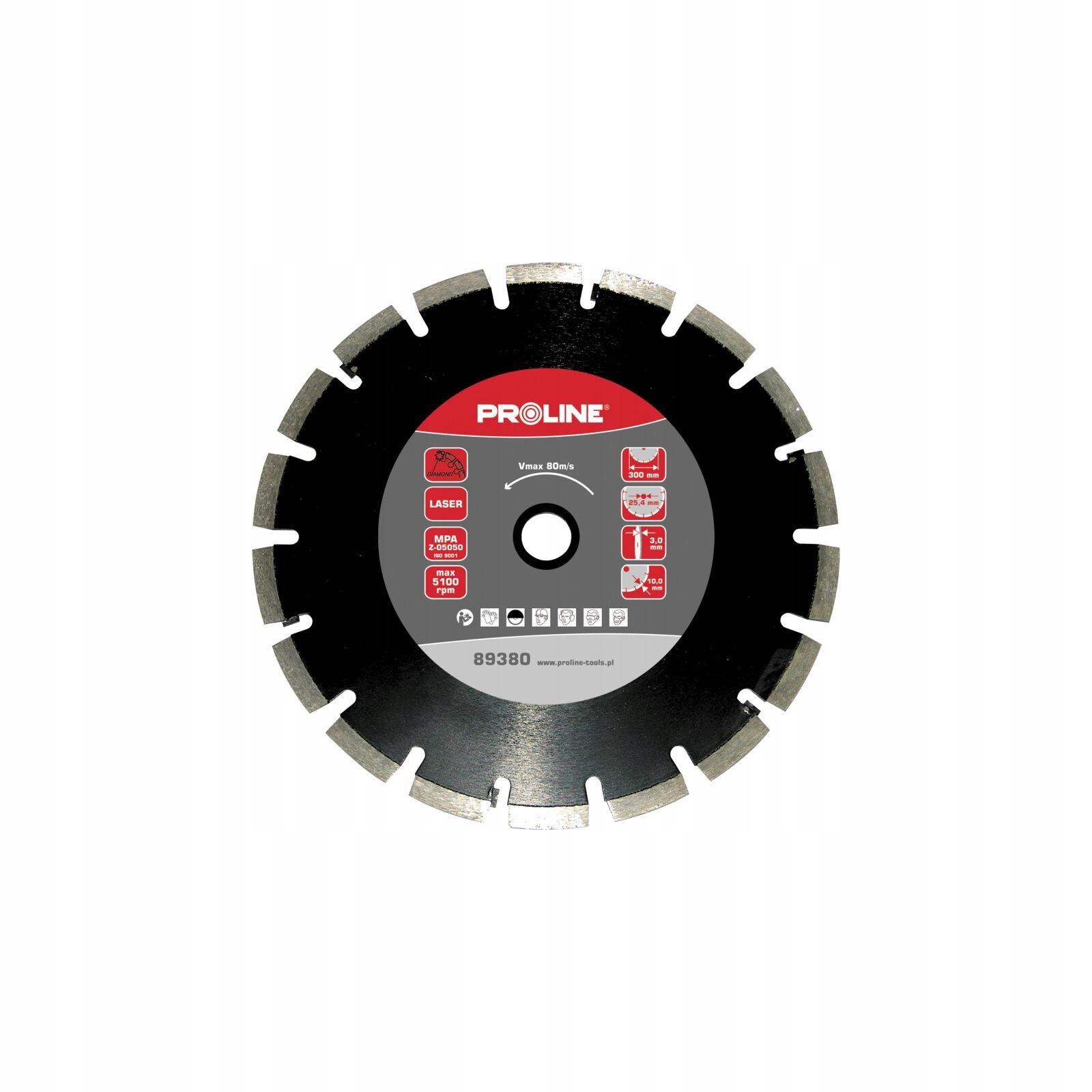 Diamantový Kotouč Laser Asfalt 350*2.9*8.4*25.4 Proline