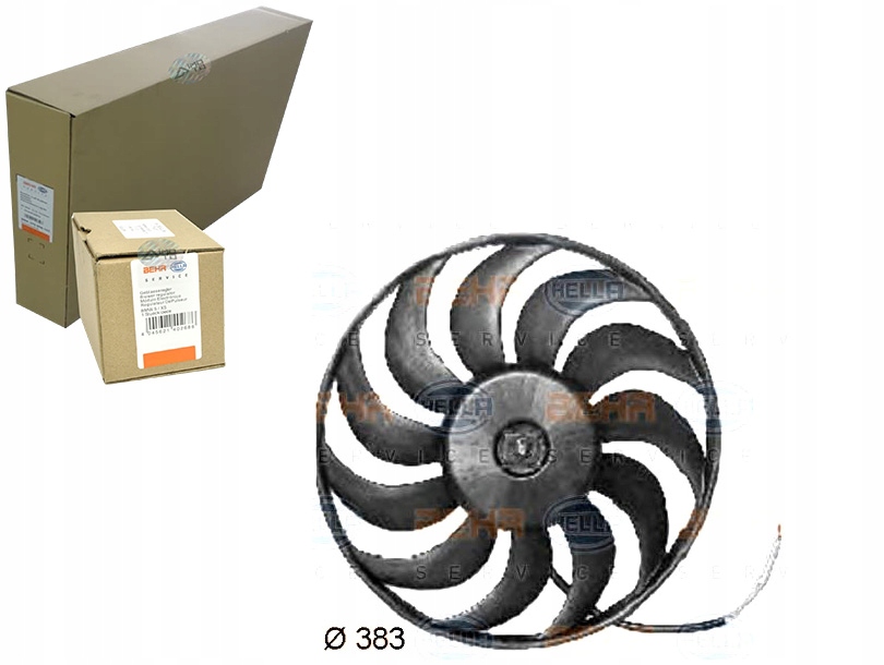 WENTYLATOR CHŁODNICY BEHR HELLA 4F0959455 048053N