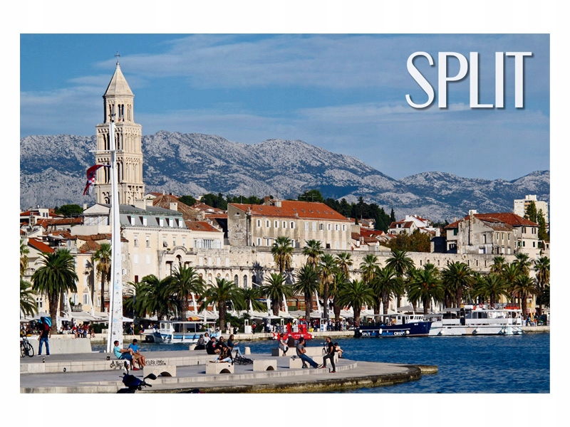 

Split Wieża Krajobraz Magnes na lodówkę