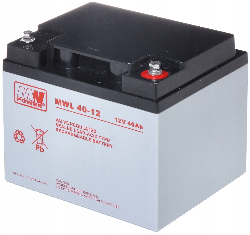 

Akumulator Mwl 40-12 Agm 12V/40AH-MWL
