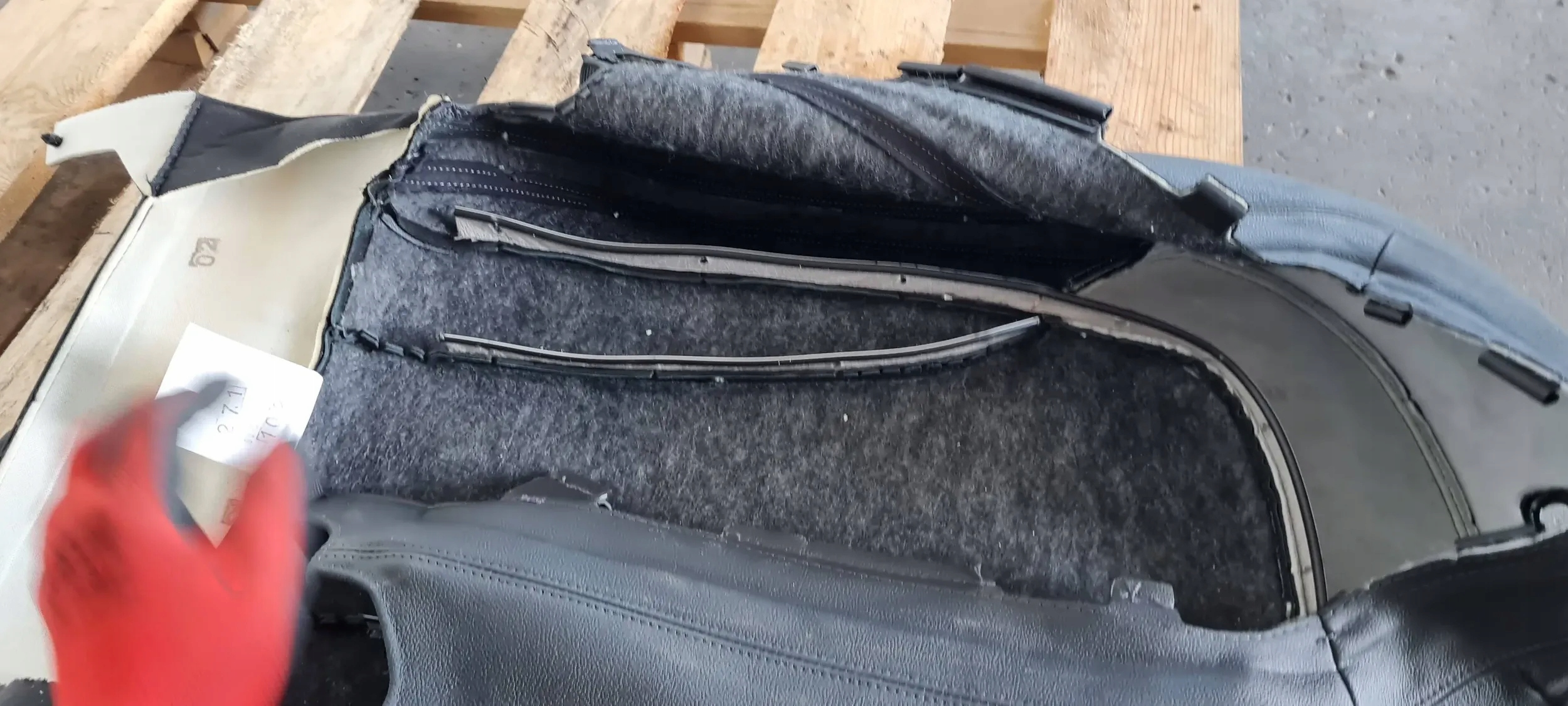 Q5 8R leather side seat right front SLINE MILANO