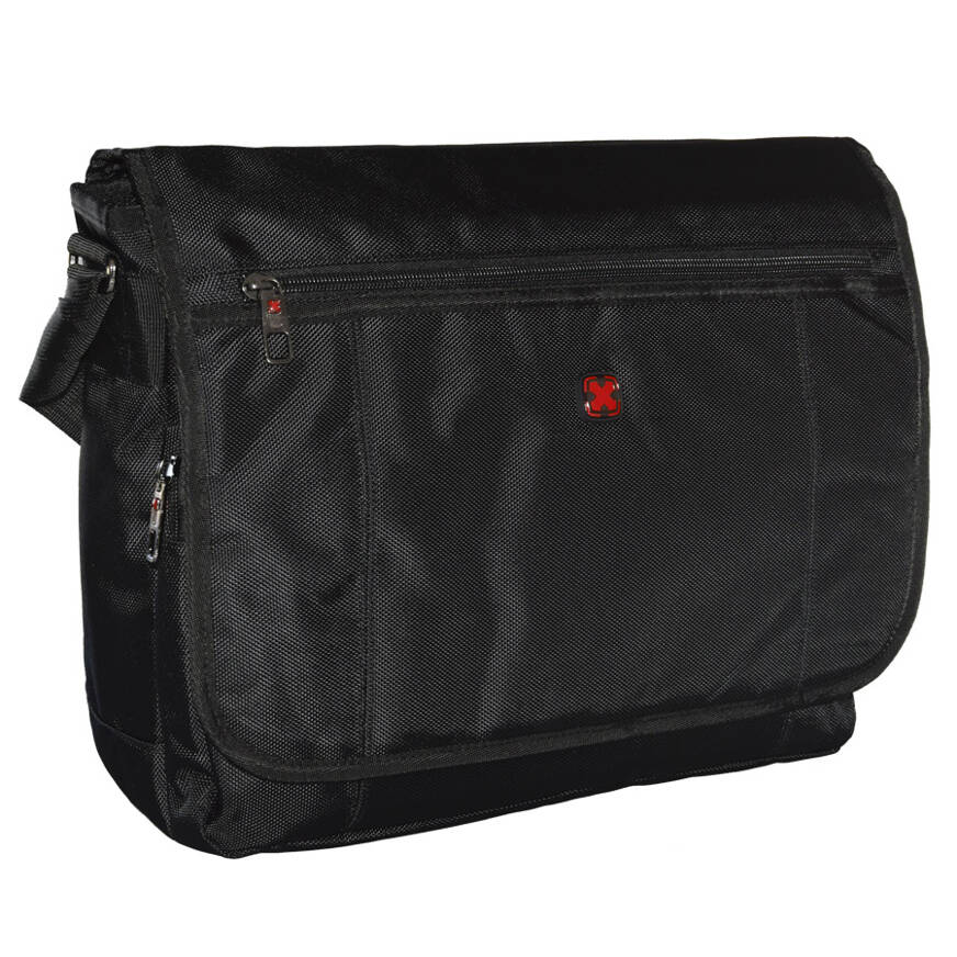 Torba listonoszka na laptop Travel'n'Meet ME-5057 czarna Marka inna