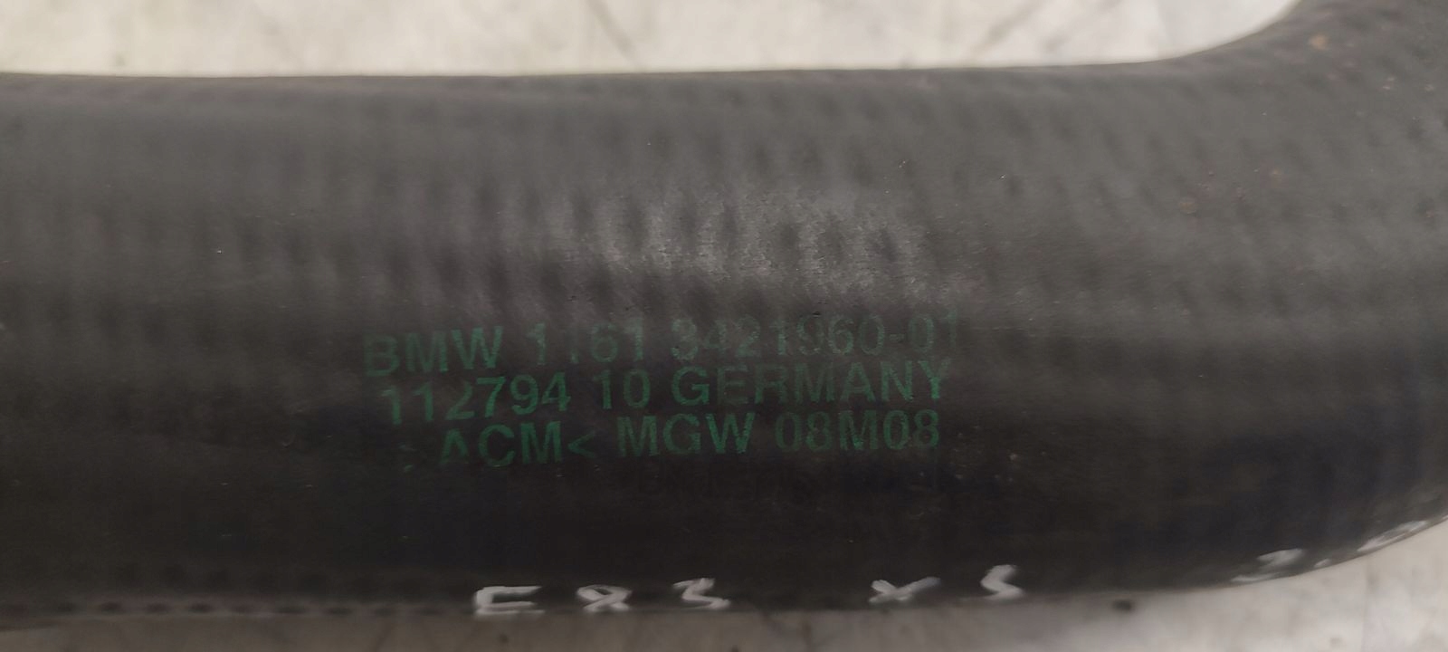 hose wiring air pipe BMW E83 X3 LIFT 2,0D