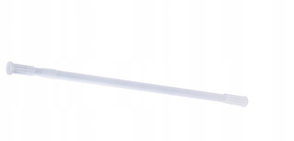 DRĄŻEK ROZPOROWY PRYSZNICOWY TELESKOPOWY KARNISZ Kolor biały