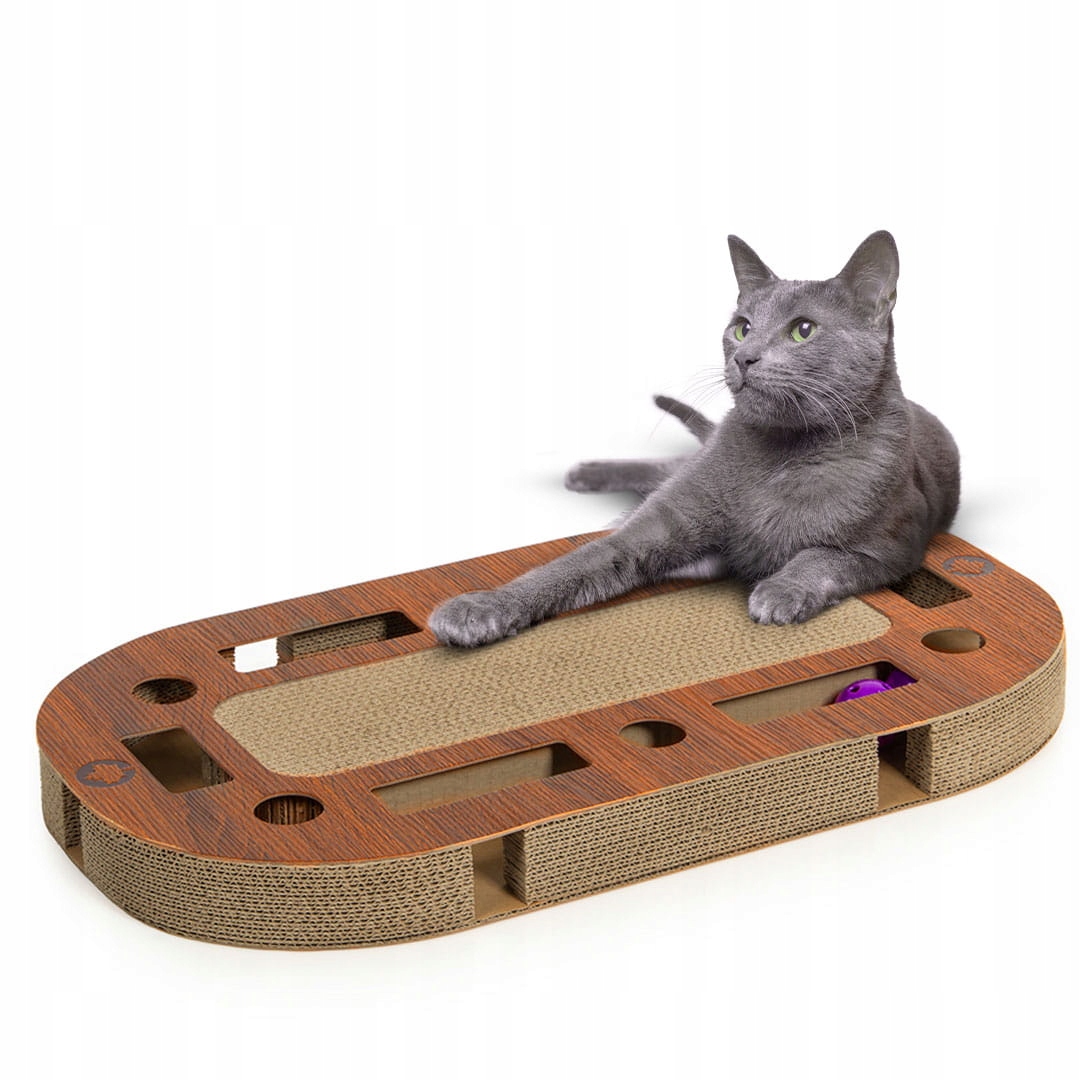 Levně Canadian Cat PlayPlate M Dětské hřiště pro kočky se škrabadlem hračka