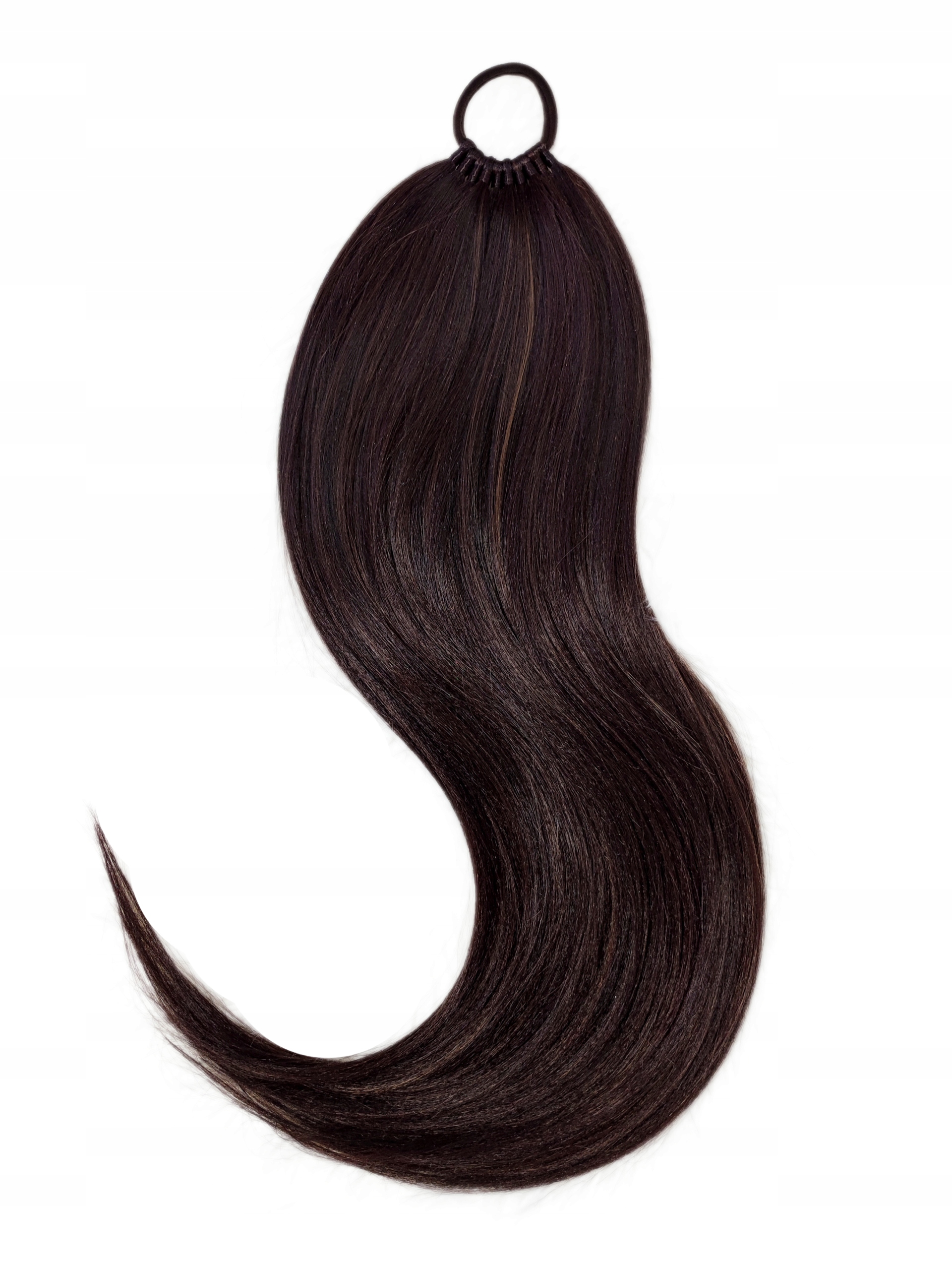 Připínací poník na gumičku, Kuc-Gumka, Příčesek, hnědý, Paní Mokka, 70 cm