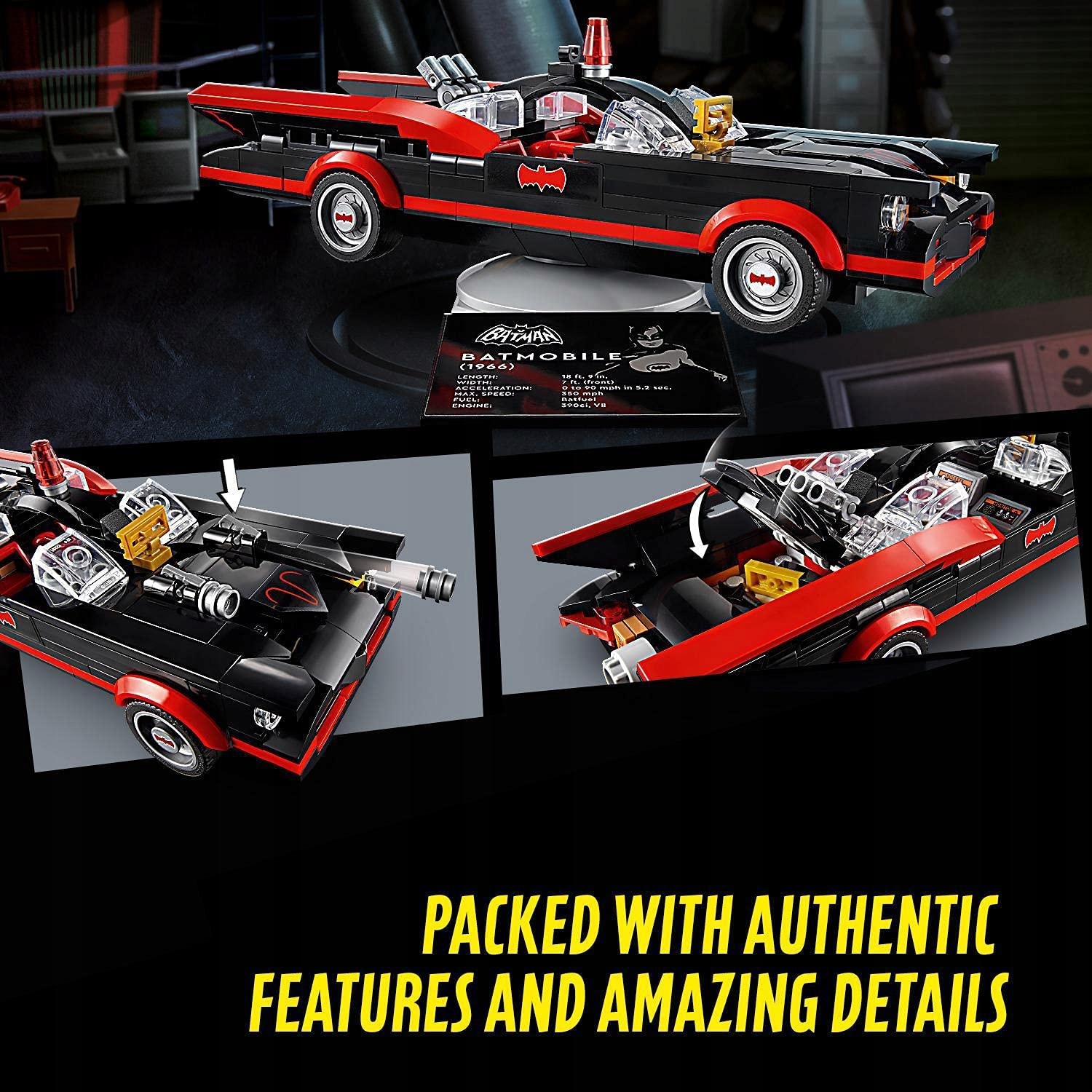 LEGO Super Heores 76188 Batmobil ,Batman i Joker Marka LEGO