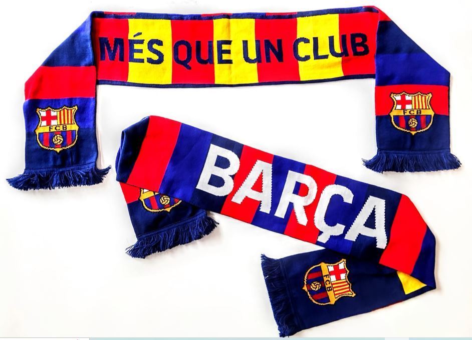 Fc Barcelona Szalik Dwustronny Szal Dla Kibica Fcb 983