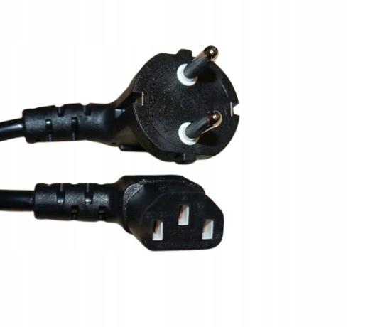 KABEL ZASILAJĄCY PC ATX KĄTOWY 1,7m