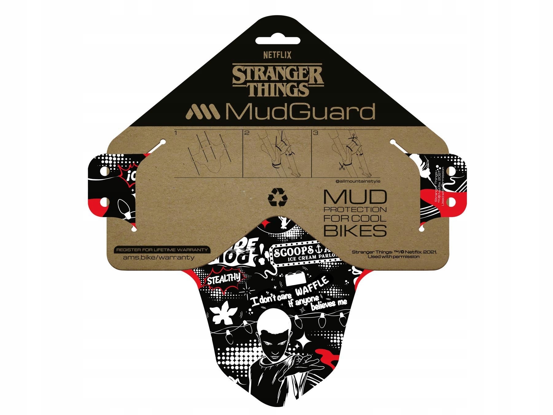 Błotnik AMS Mud Guard Stranger Things Upside Down Marka Inna marka