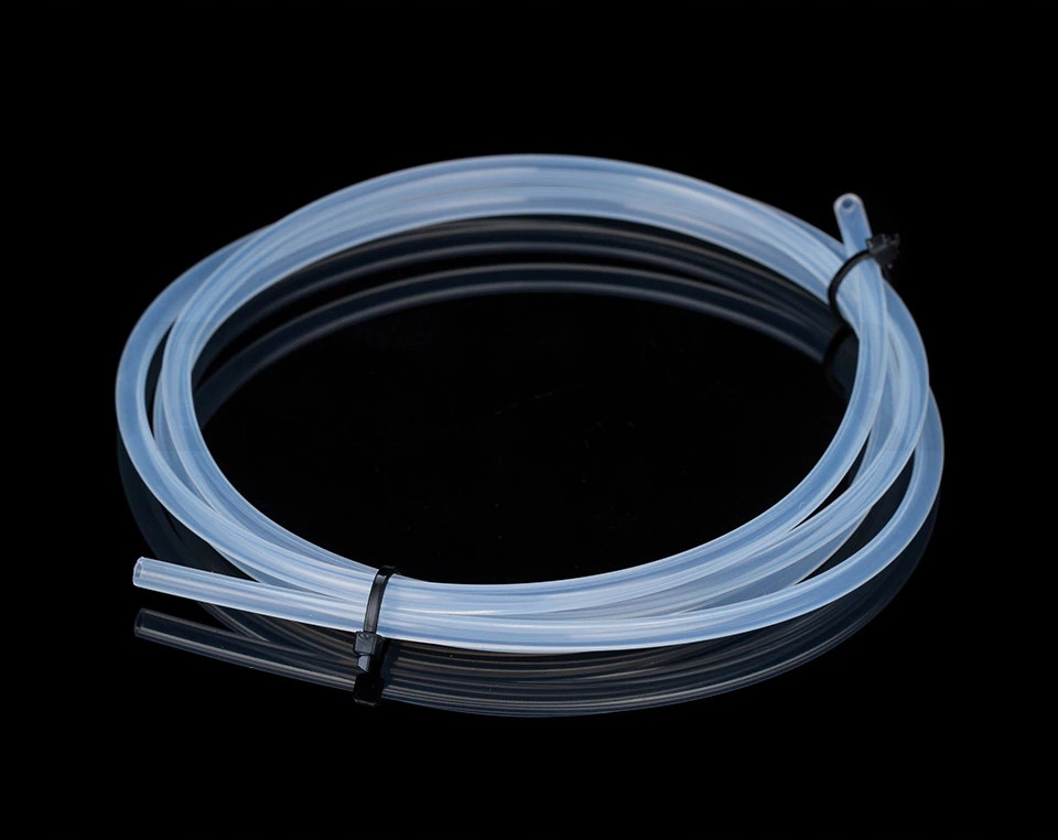 

teflonowa rurka z Ptfe 2 x 4 mm. 10 cm. Transp
