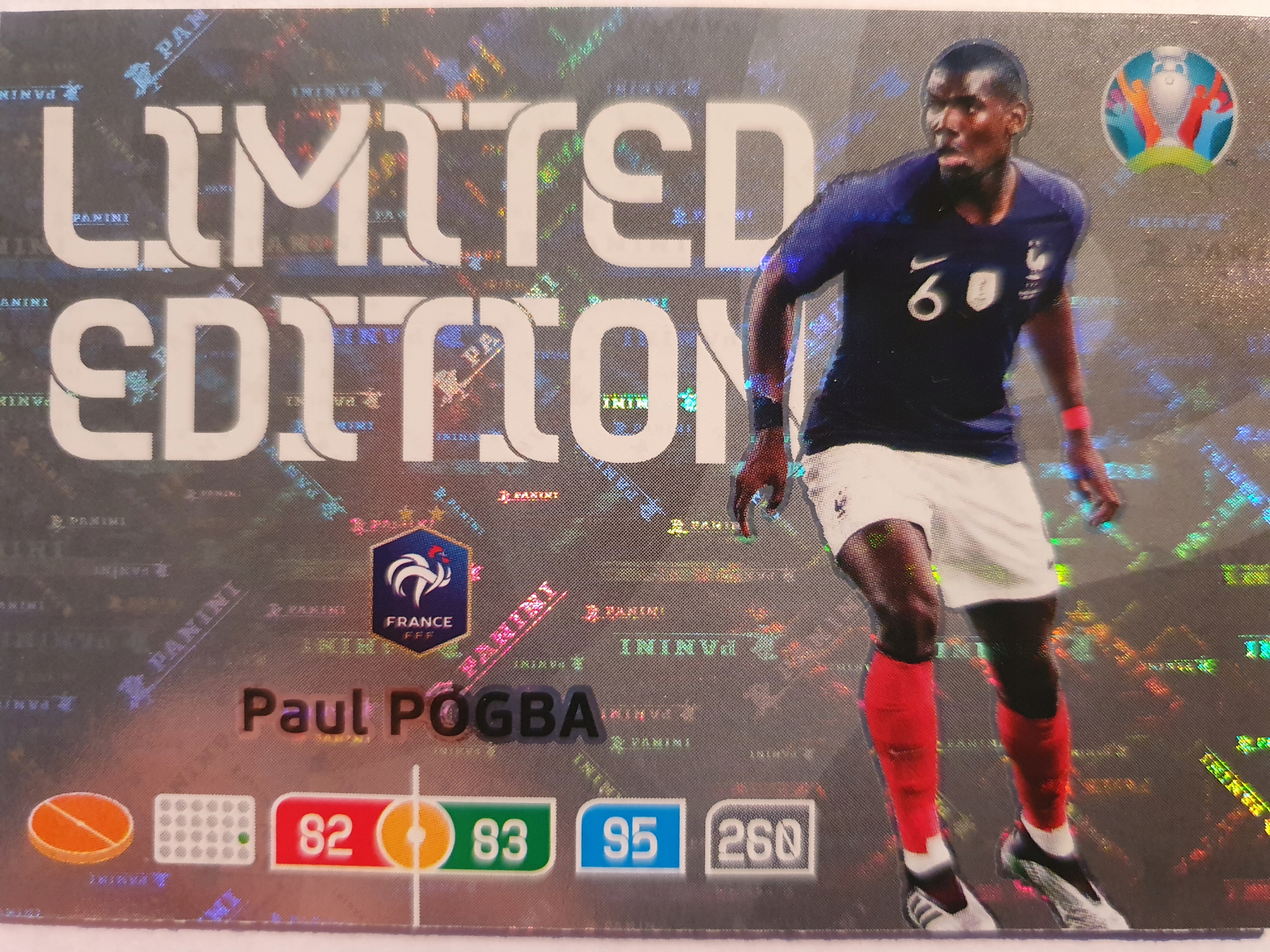 Panini Uefa Euro 2020 Limited Edition Paul Pogba