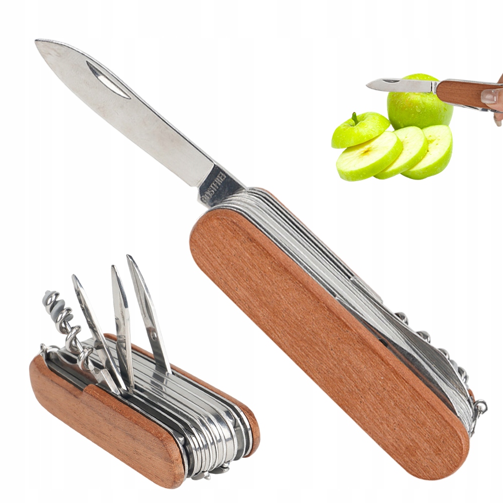 Scyzoryk Wielofunkcyjny Multitool 17 Funkcji Nóż Składany
