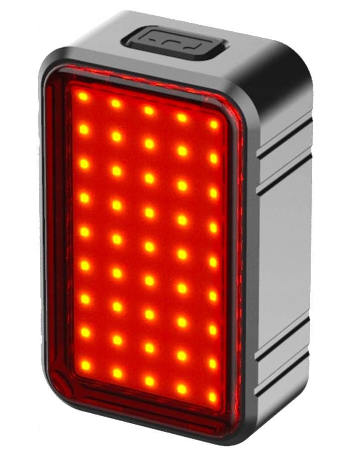 MOCNA LAMPKA ROWEROWA TYLNA Z UCHWYTEM USB LED AKUMULATOR 350mAh ZESTAW Kod producenta APT_ZD41C