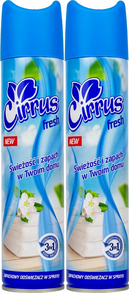 

Cirrus Odświeżacz Spray 300ML Fresh x 2