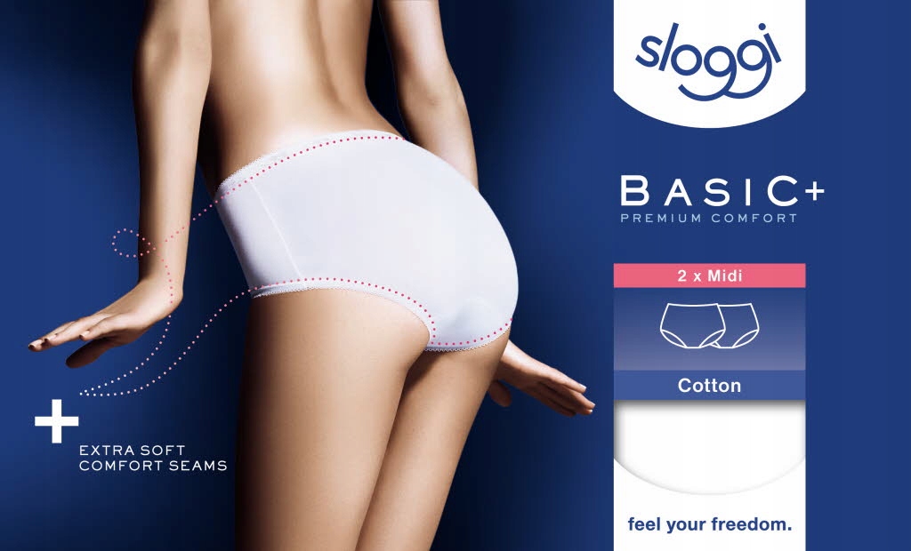 

Sloggi Figi Sloggi Basic+ Maxi 2P czarny 50