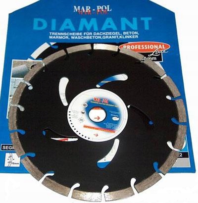 Mar-pol Kotouč DIAM.350x25,4x10 Segmentový Černý