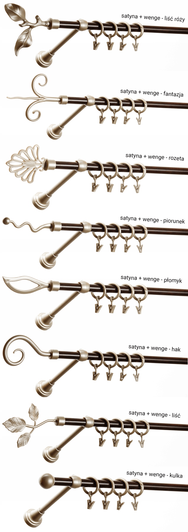 TANIE KARNISZE, KARNISZ CLASSIC POJEDYNCZY 140cm Rodzaj karnisza pojedynczy