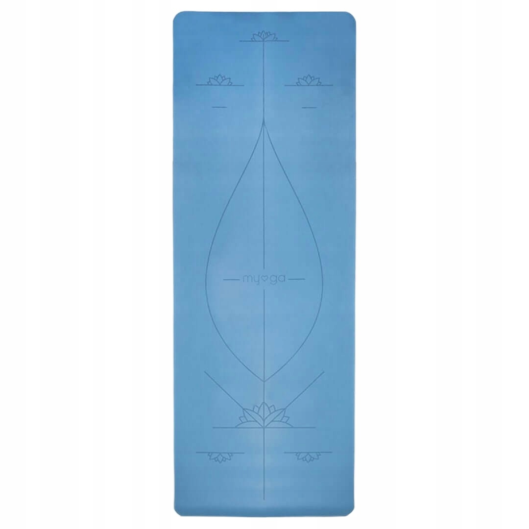 Protiskluzová podložka na jógu myga Alignment 6 mm XL kaučuková 205 cm