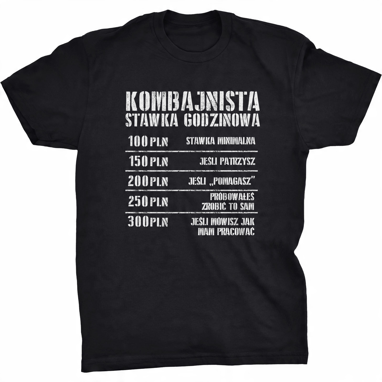 

Stawka Godzinowa Koszulka Dla Kombajnisty Prezent