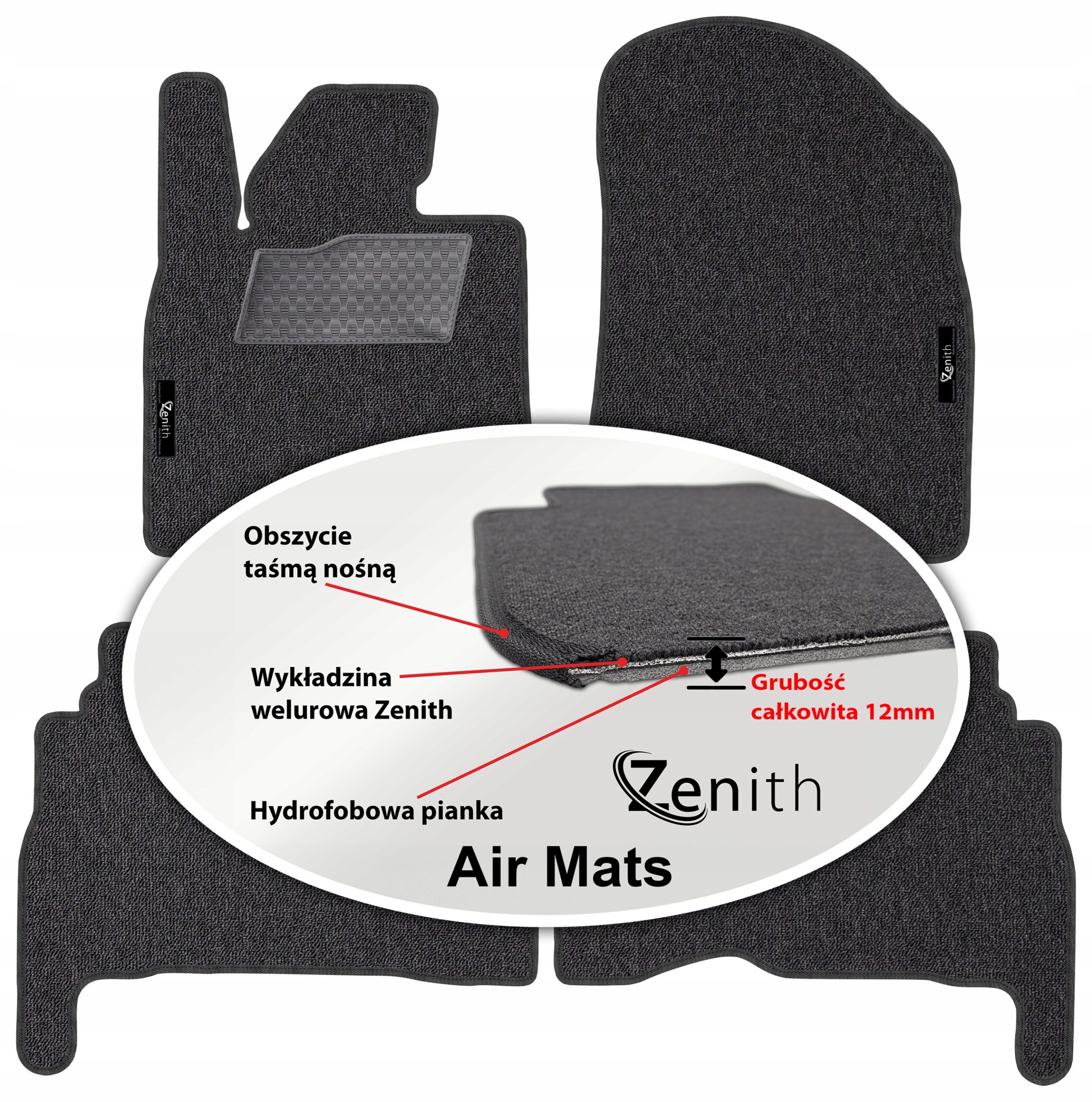 Land Cruiser J200 Fl 2015 – Velúrové koberčeky do auta Zenith Air Mats
