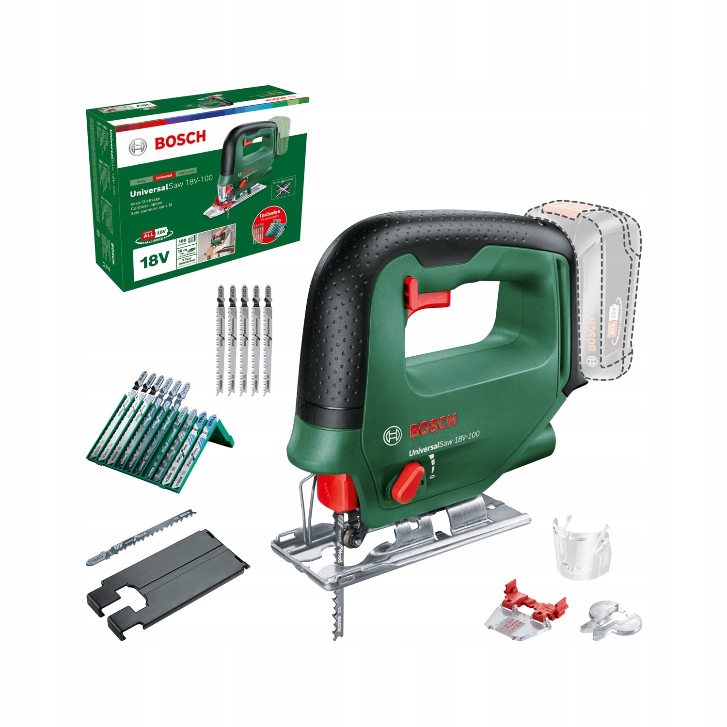 Bosch UniversalSaw, Wyrzynarka akumulatorowa