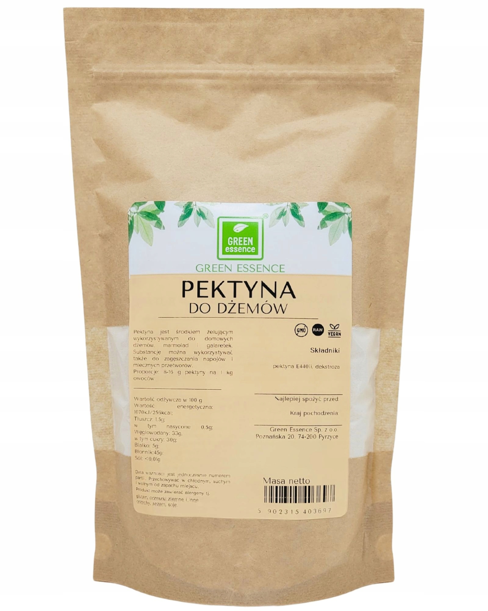 Levně Pektin Na Džemy amidovaný citrusový 500g přírodní želírující zahušťovadlo