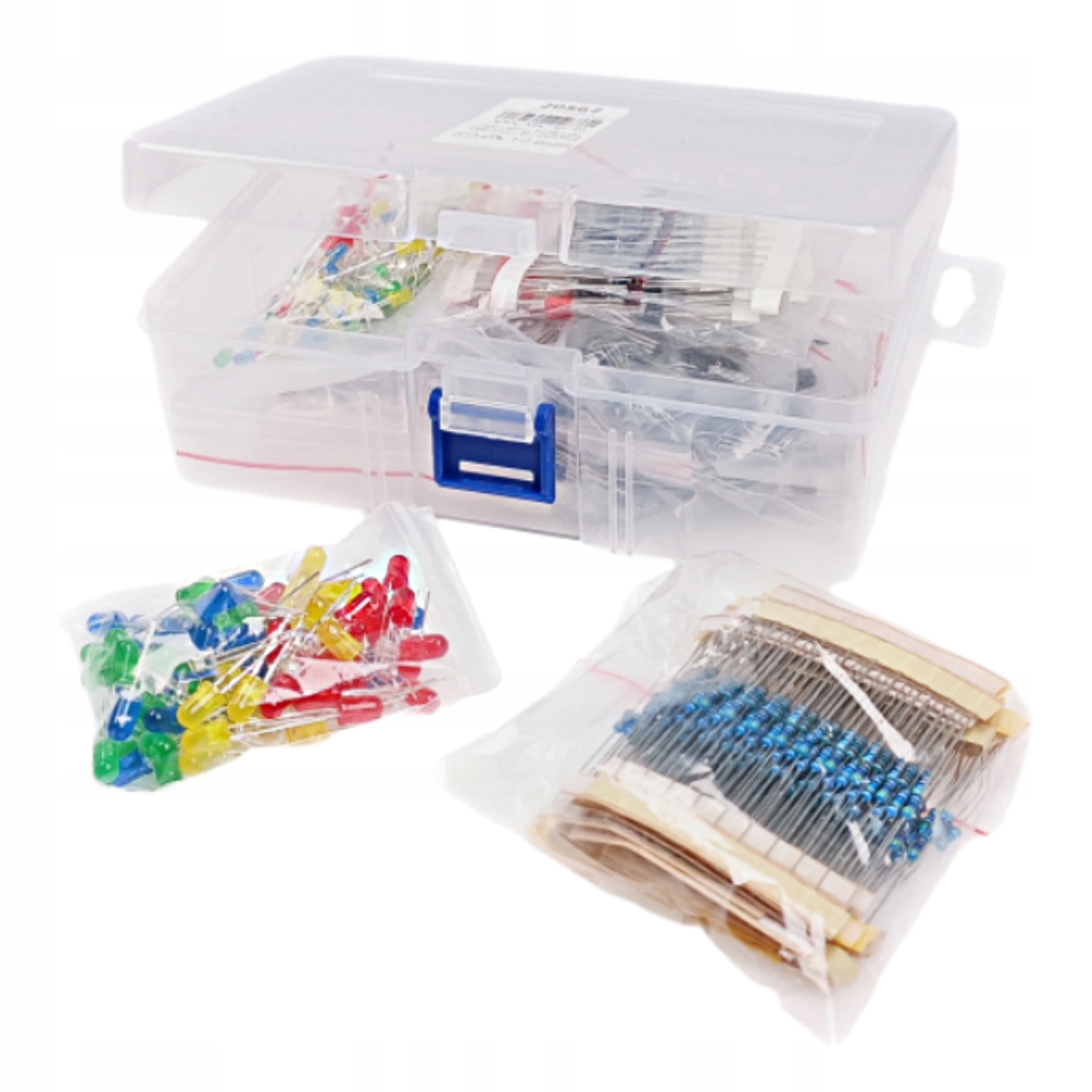 Набор электроники DIY для обучения прототипированию 1400 компонентов – компоненты