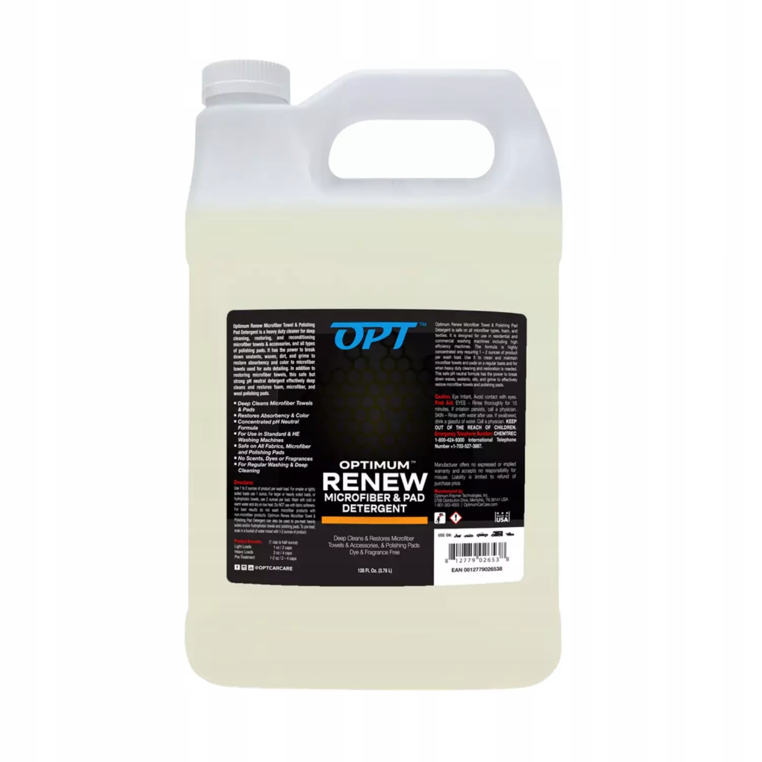 Optimum Renew Microfiber & Pad Detergent 3,78 l pro praní mikrovláken a padů