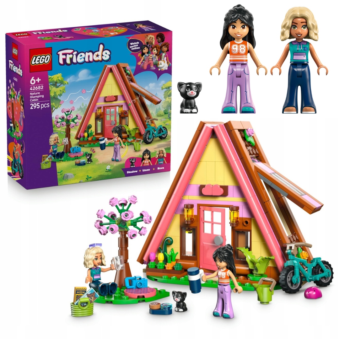 Lego Friends 42682 Domeček v luxusním kempu Glamping Nova Liann 295 ks