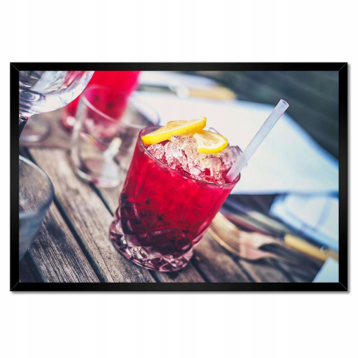 Plakáty v rámu 60x40 Drink s ovocem Nápoj