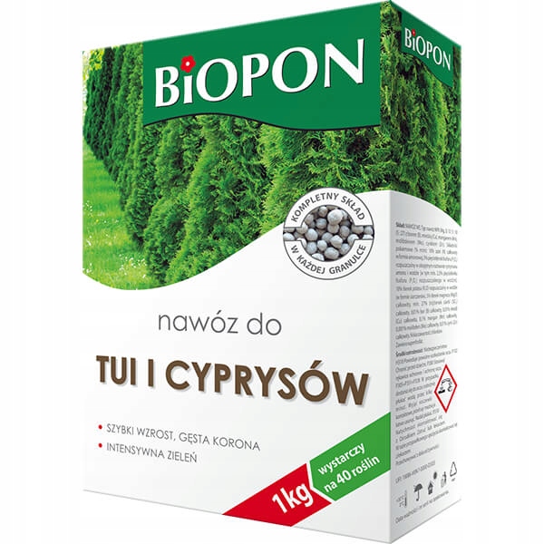 

Biopon nawóz do Tui I Cyprysów granulat 1 kg