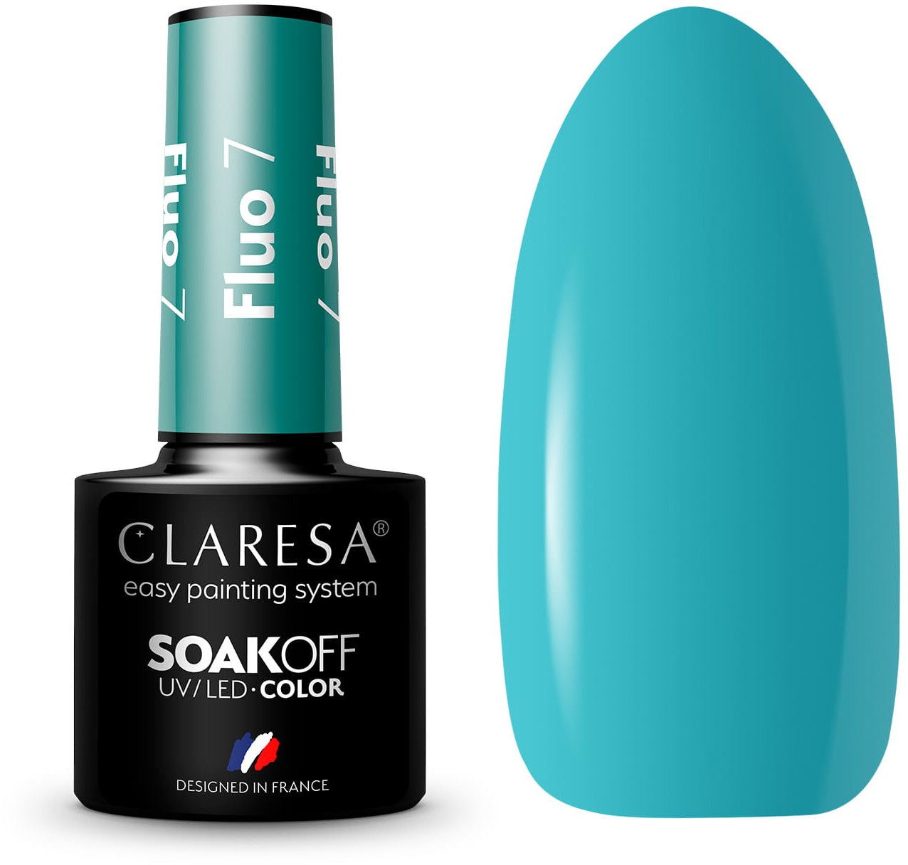 

Claresa Fluo #7 Lakiery Hybrydowe Neonowe