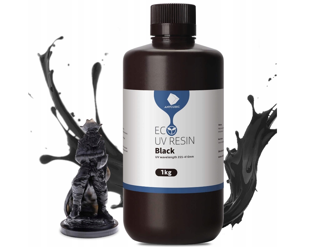 Żywica Uv Anycubic Plant-based Eco Czarny Back 1kg