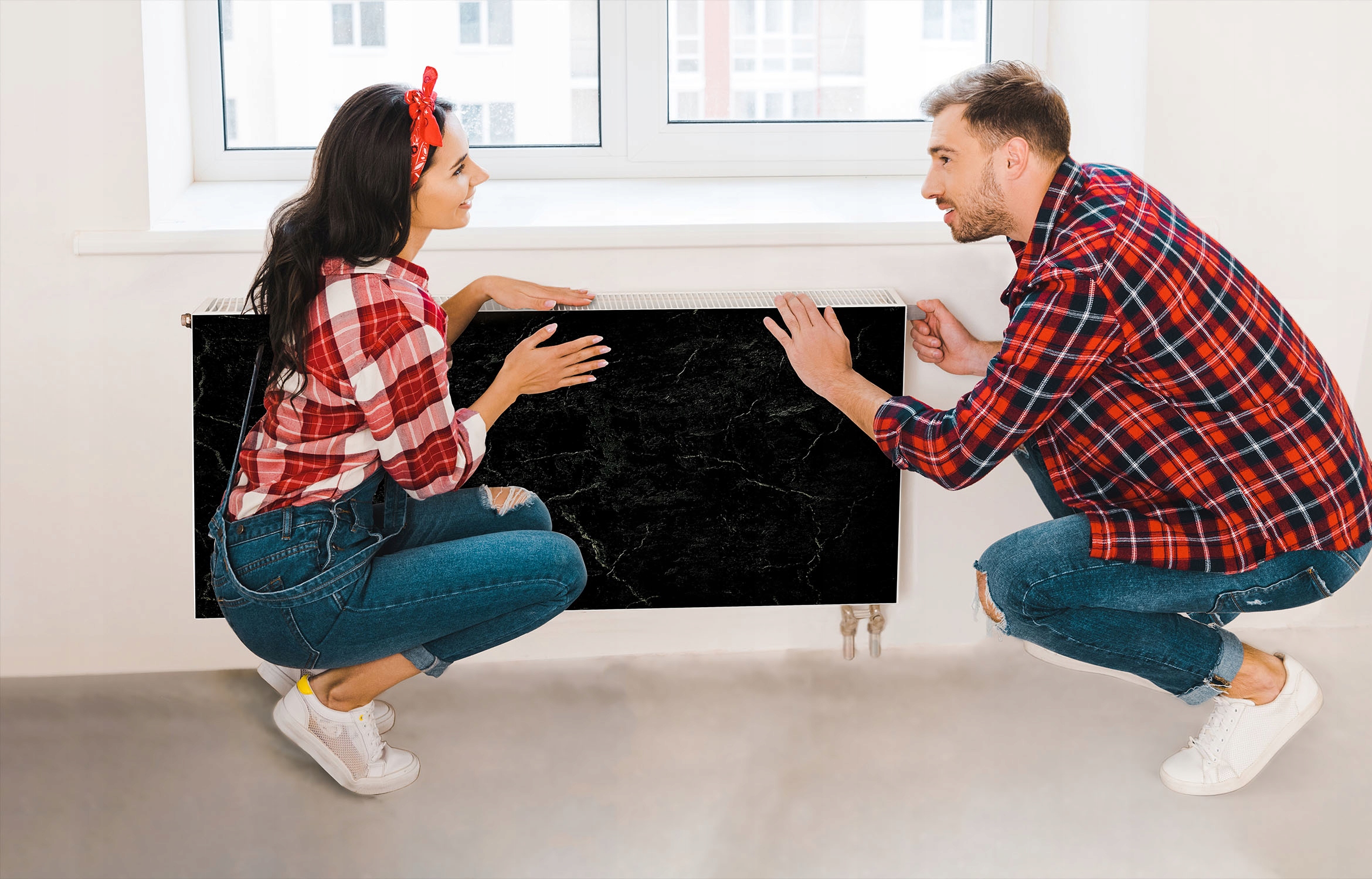 OSŁONA MAGNETYCZNA NA GRZEJNIK 160x60 CZARNA MATA MAGNES Rodzaj produkt gotowy