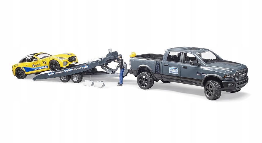 

Bruder 02504 Auto Dodge Ram z lawetą