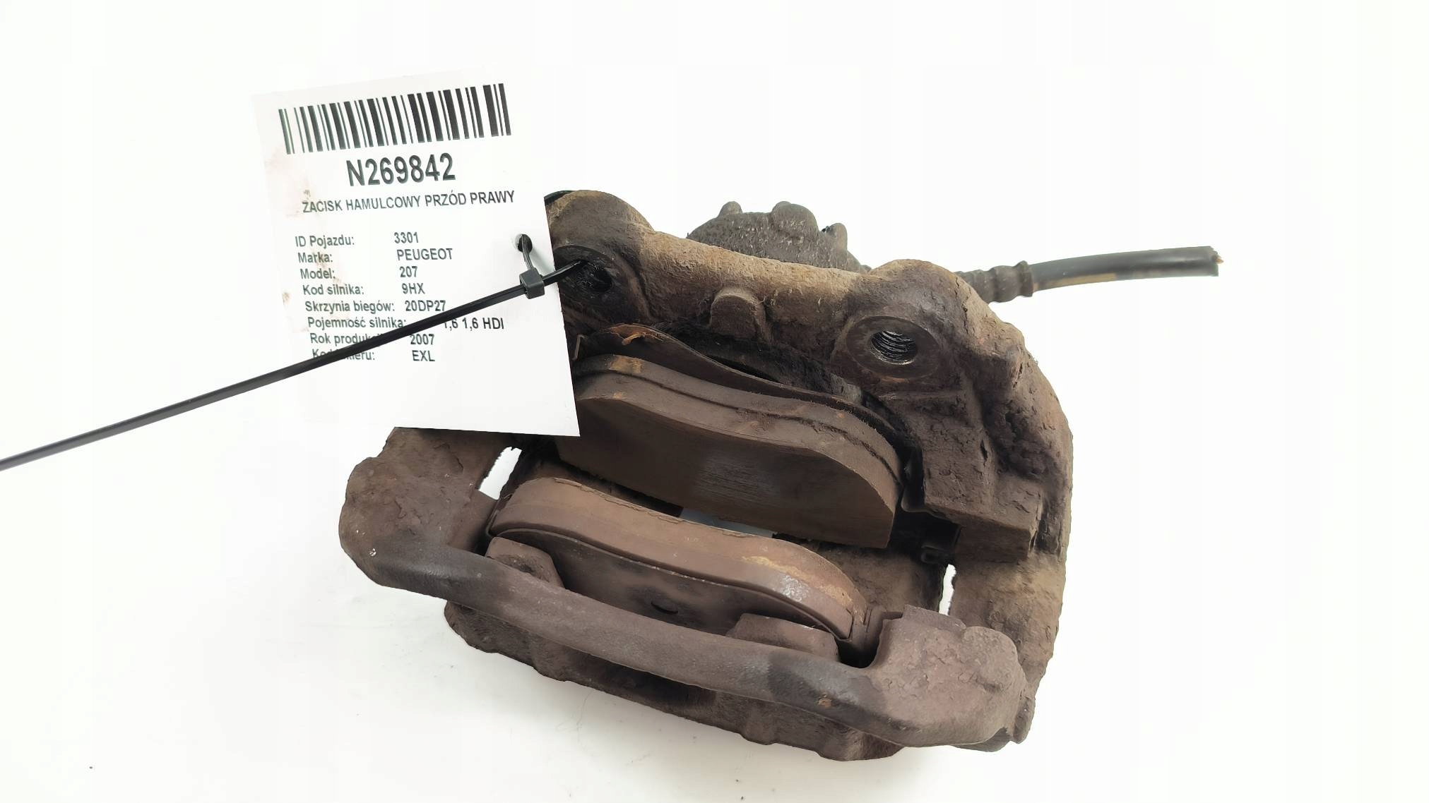 caliper brake front right PEUGEOT 207