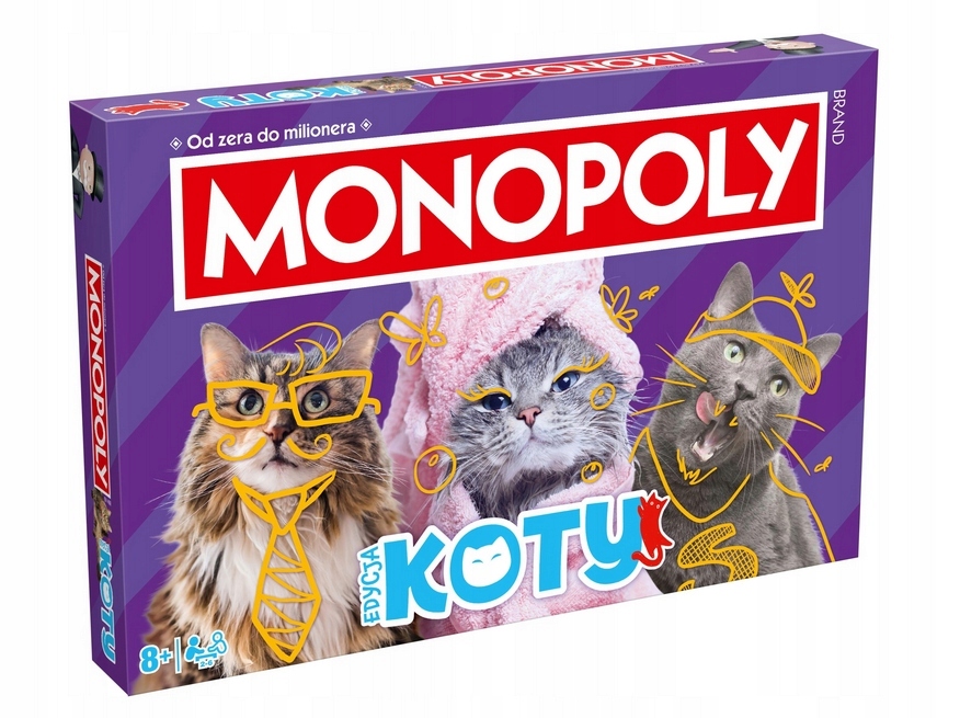 Winning Moves Gra Monopoly Koty