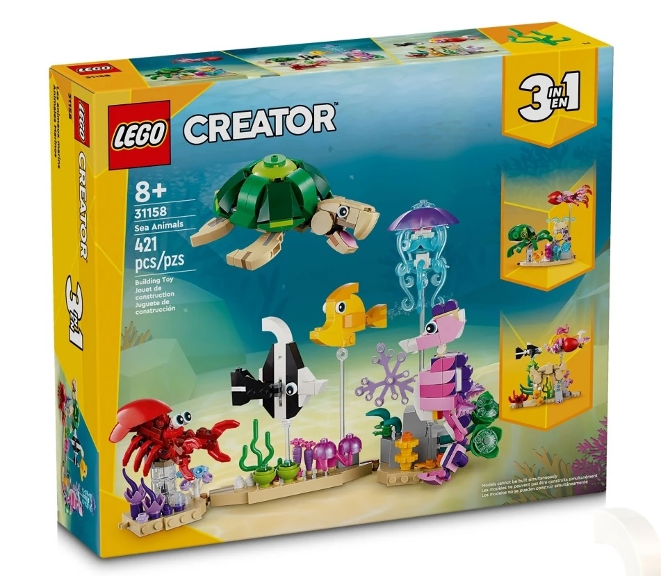 Lego 31158 Creator 3v1 Mořská zvířata