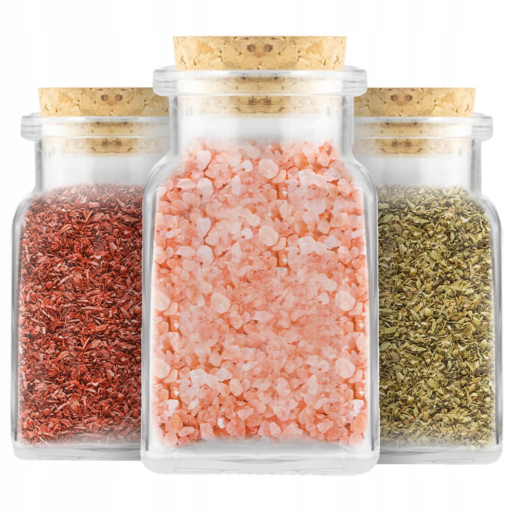 

12X Słoik 150ML Słoiczek Z Korkiem Na Przyprawy