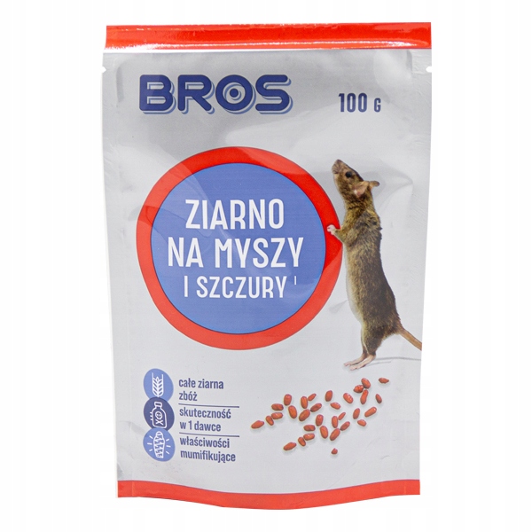 

Bros Ziarno Na Myszy I Szczury Trutka 100G