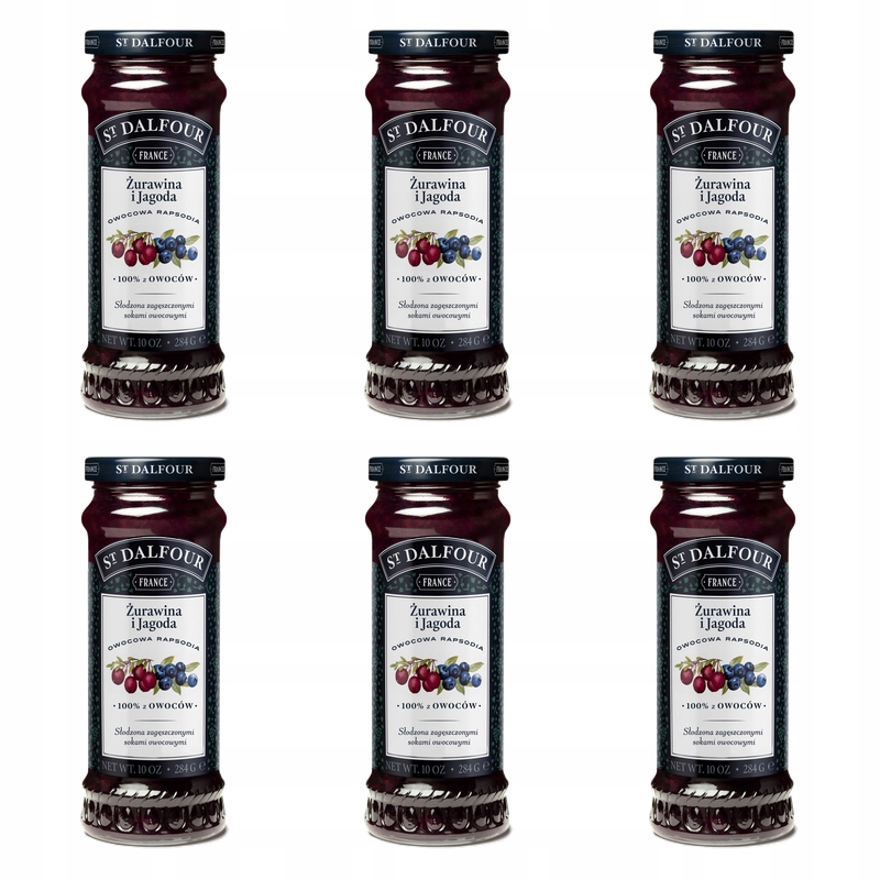 St. Dalfour – Ovocná rapsodie Brusinky a borůvky 284 g X6