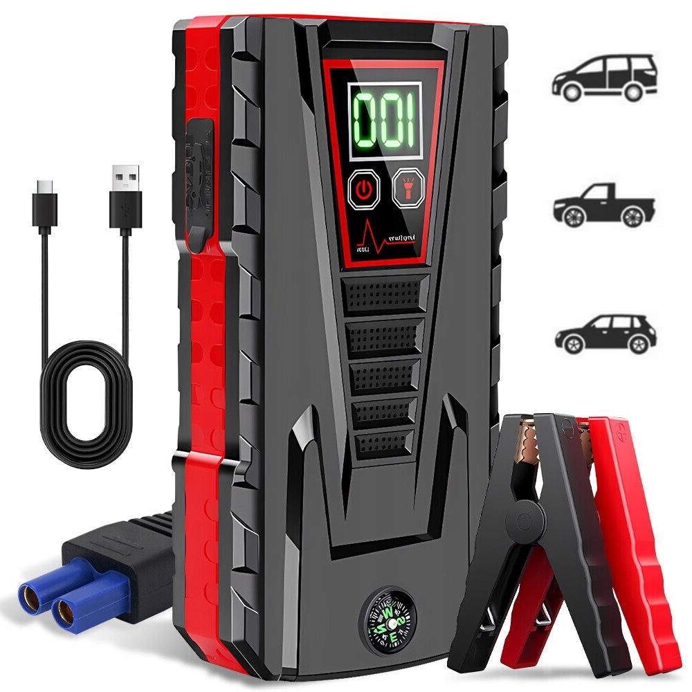 Startovací Zařízení Power Bank 99800 mAh 12 V Přenosný