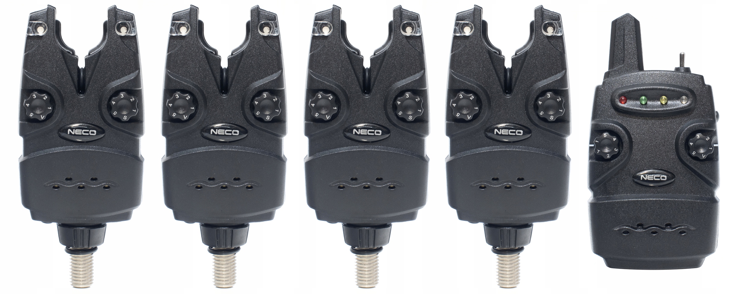 Zestaw sygnalizatorów Centralka 4+1 Neco Carp